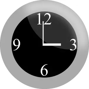 Vector clip art of modern clock