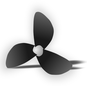 Ilustración vectorial de hélice