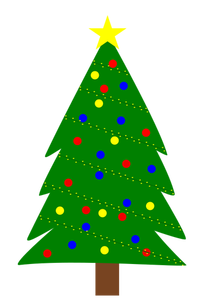 Kerstboom illustratie