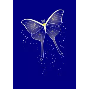 Lyse sommerfugl vektorgrafikk utklipp