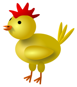 Векторное изображение курицы