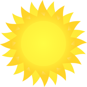 Sun-Vektor-Bild