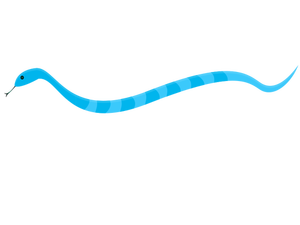 Modrý had vektorový obrázek