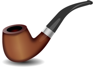 Colored image of smoking pipe