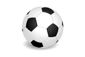 Illustrazione vettoriale di un pallone da calcio