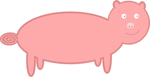 Schita roz de porc