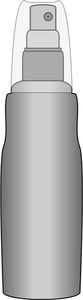 Grafica vectoriala de sticla cu pulverizator de gol