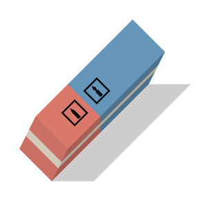 Vector clip artof speedy eraser
