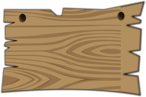 Semn din lemn post vector imagine