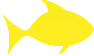 Ein gelber Fisch
