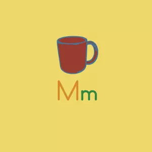M is for mug vector image
