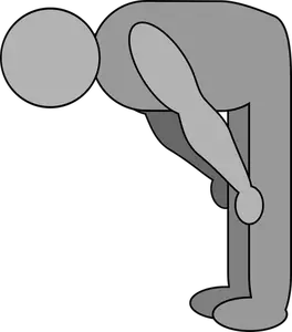 Bowing figure