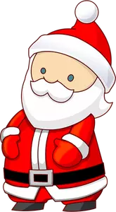 Attack the Tower game Santa Claus vector illustration