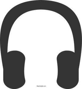 Vector graphics of headphones symbol