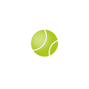 Immagine vettoriale di palla da tennis
