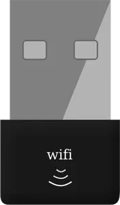 USB WiFi adaptor vektor gambar
