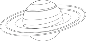 Saturn for coloring