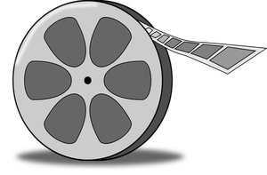 Film reel vector illustration