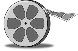 Illustrazione vettoriale di bobina film
