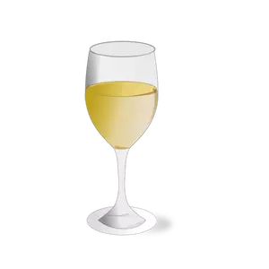 Copo de vinho branco