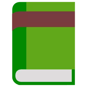 Grønne innbundet bok
