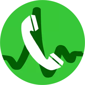 Ilustracja wektorowa ikona połączenia VOIP