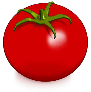 Glossy tomat gambar