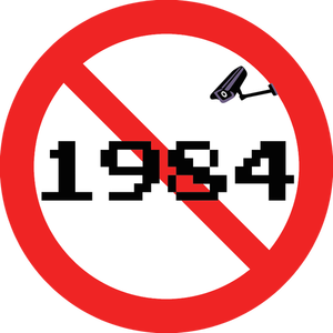 No 1984 style spying vector illustration