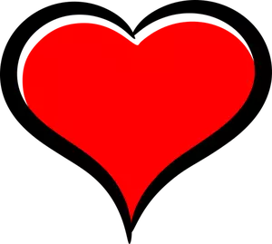 Rotes Herzsymbol