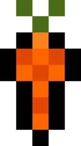 Pixel carrot