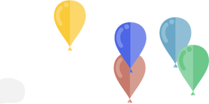 Five balloons