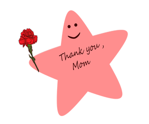 Star wishing ''Happy Mother's Day''
