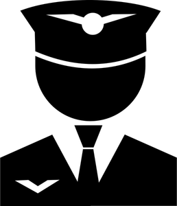 Pilot Symbol Vektor Zeichnung