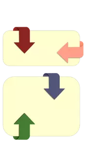 Rounded arrows