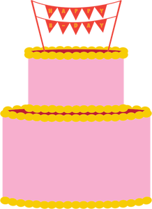 Gâteau rose