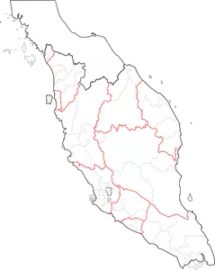 Chart of peninsular Malaysia