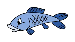 Niebieski ryb