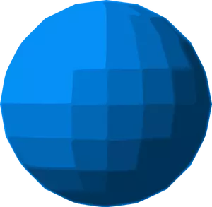 Bola de discoteca esfera azul