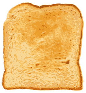 Image vectorielle de pain tranche