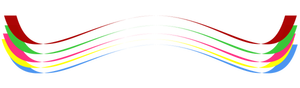 Colorful ribbons image