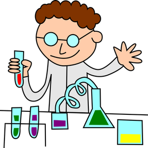 Chemist in a laboratory