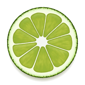 Grüne Früchte slice