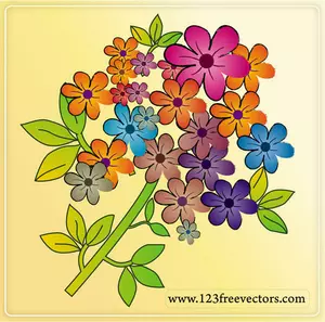 2231 flores clip art gratuito | Vectores de dominio público