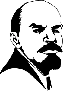 Vladimir Lenins porträtt