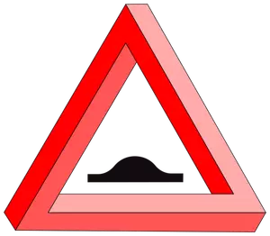 Road bump symbol
