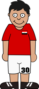 Giocatore di calcio egiziano