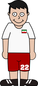 Calciatore iraniano