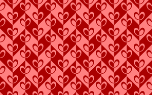 Hearts pattern vector image
