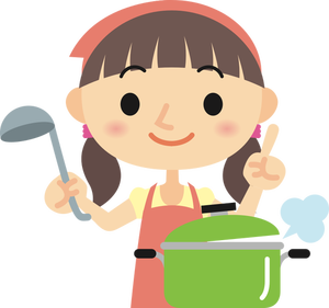 Girl cooking