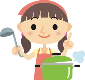 Garota de cozinha